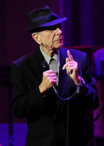 Leonard Cohen at the Academy of Music, Philadelphia, PA, May 12, 2009.  Copyright 2009 Jim Rinaldi.