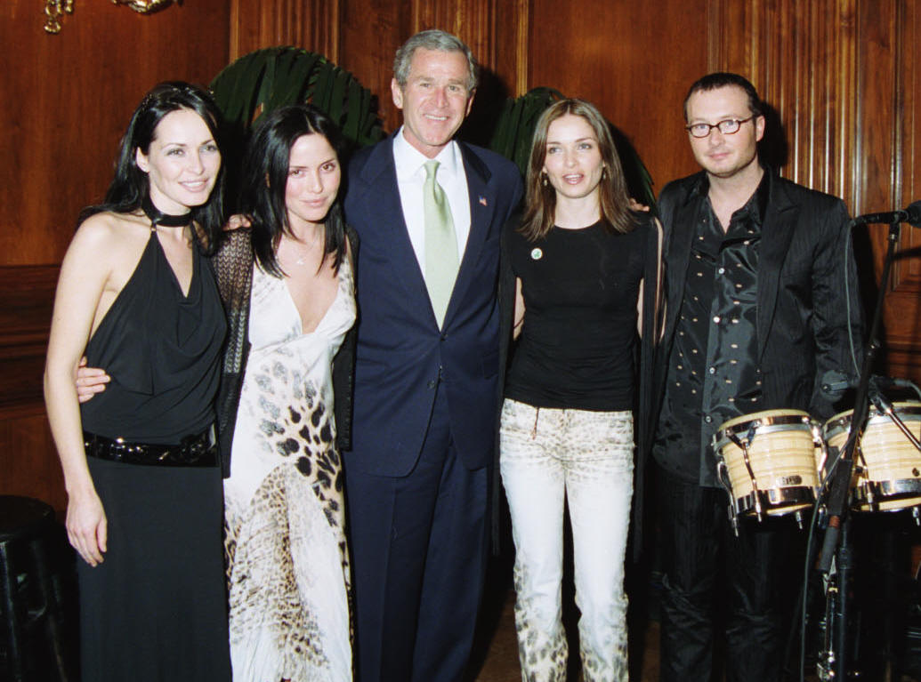 The Corrs with George W. Bush