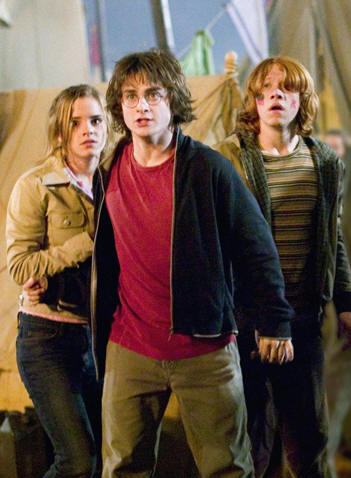 Daniel Radcliffe Emma Watson and Rupert Grint On Fire About Harry Potter