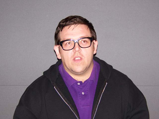 Nick Frost at the New York press day for PAUL.