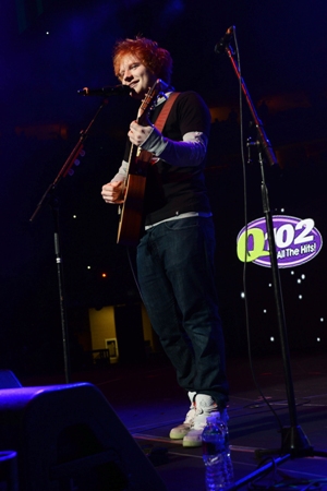 Ed Sheeran - Q102 Jingle Ball - The Wells Fargo Center - Philadelphia, PA - December 5, 2012 - photo courtesy of DKC  2012