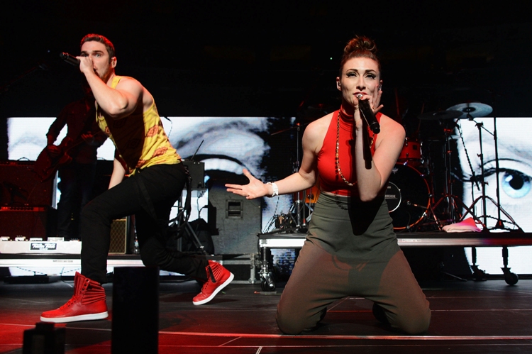 Karmin - Q102 Jingle Ball - The Wells Fargo Center - Philadelphia, PA - December 5, 2012 - photo courtesy of DKC  2012