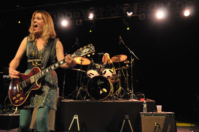 Vicki Peterson and Debbi Peterson of The Bangles at the TLA in Philadelphia - October 1, 2011.  Photo copyright 2011: Jim Rinaldi.