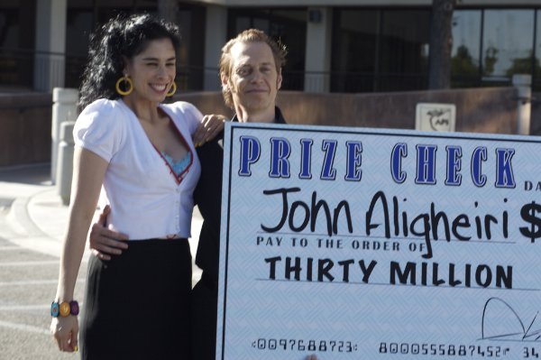 Sarah Silverman and Steve Buscemi in the Indie Vest picture 'Saint John of Las Vegas.'