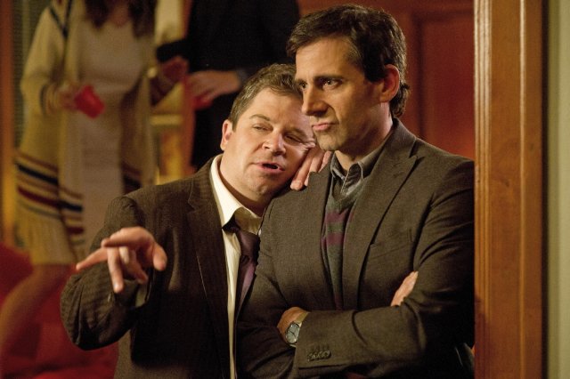 Patton Oswalt and Steve Carell star in SEEKING A FRIEND FOR THE END OF THE WORLD.
