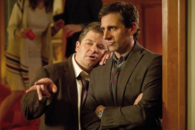 Patton Oswalt and Steve Carell star in SEEKING A FRIEND FOR THE END OF THE WORLD.