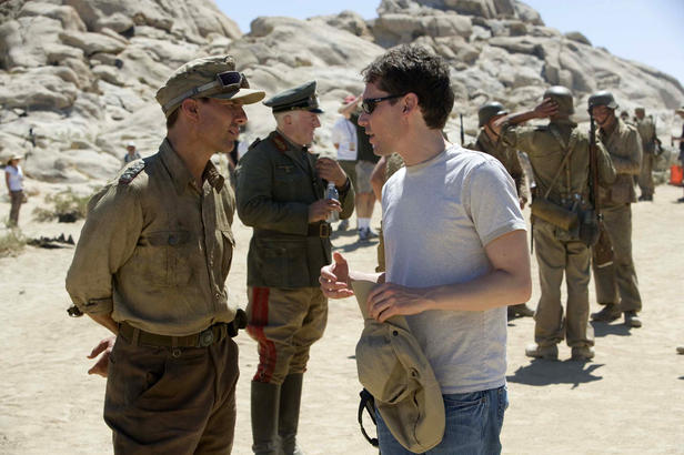 Tom Cruise and Bryan Singer making 'Valkyrie.'