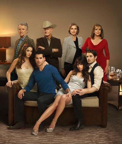 Patrick Duffy, Julie Gonzalo, Jesse Metcalfe, Larry Hagman, Brenda Strong, Jordana Brewster, Josh Henderson and Linda Gray star in DALLAS.