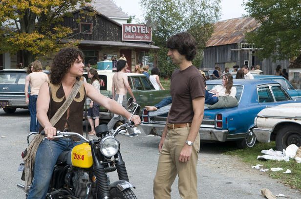Jonathan Groff and Demetri Martin in 'Taking Woodstock.'