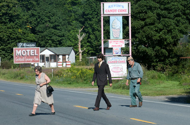 Imelda Staunton, Demetri Martin and Henry Goodman in 'Taking Woodstock.'