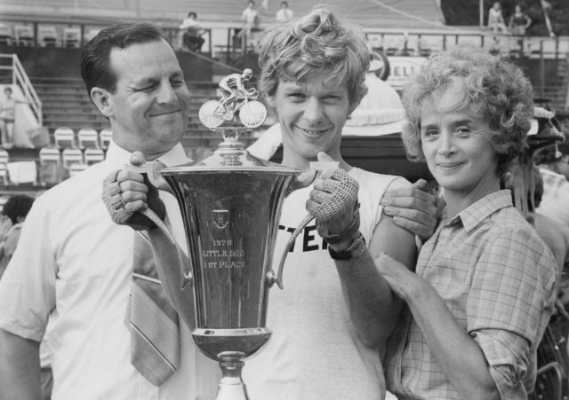 Paul Dooley, Dennis Christopher and Barbara Barrie star in "Breaking Away."