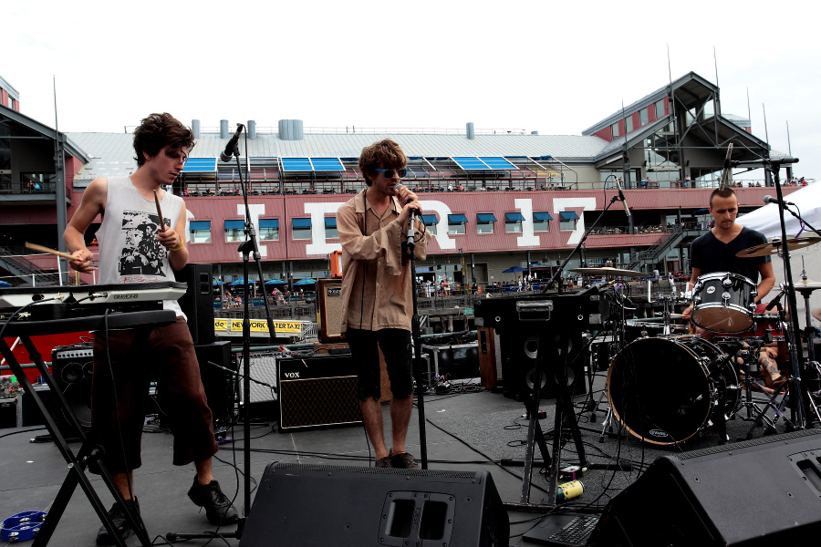 The Doldrums  - The 4Knots Music Festival - South Street Seaport - New York, NY - July 14, 2012 - photo by Mark Doyle  2012