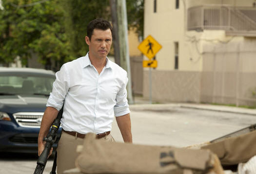 BURN NOTICE -- "Means & Ends" -- Pictured: Jeffrey Donovan as Michael Westen -- (Photo by Glenn Watson/USA Network)