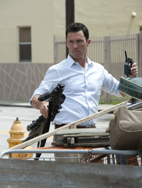 BURN NOTICE -- "Means & Ends" -- Pictured: Jeffrey Donovan as Michael Westen -- (Photo by Glenn Watson/USA Network