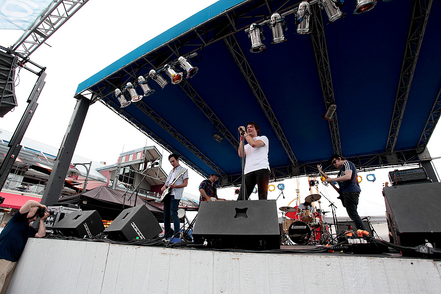 The Fast Years - The 4Knots Music Festival - South Street Seaport - New York, NY - July 14, 2012 - photo by Mark Doyle  2012