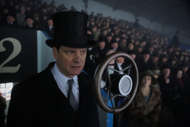 Colin Firth stars in THE KING'S SPEECH.