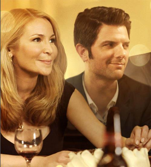 Jennifer Westfeldt and Adam Scott star in FRIENDS WITH KIDS.