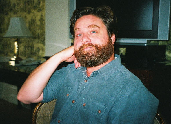 Zach Galifianakis at the press junket for 'It's Kind of a Funny Story' at the Waldorf-Astoria Hotel, New York, New York, September 16, 2010
