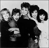 The Go-Go's (l to r: Charlotte Caffey, Gina Schock, Belinda Carlisle, Kathy Valentine, Jane Wiedlin)