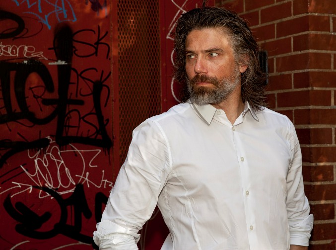 Anson Mount of "Hell On Wheels" in New York City, August 4, 2013. Photo  2013 Mark Doyle.