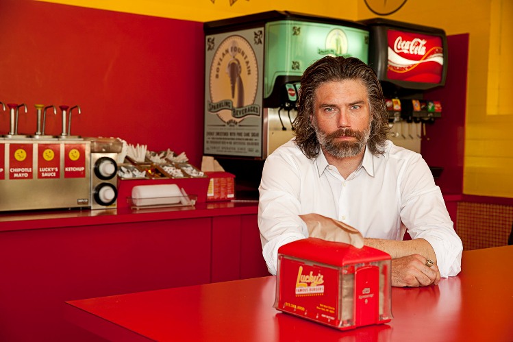 Anson Mount of "Hell On Wheels" in New York City, August 4, 2013. Photo  2013 Mark Doyle.