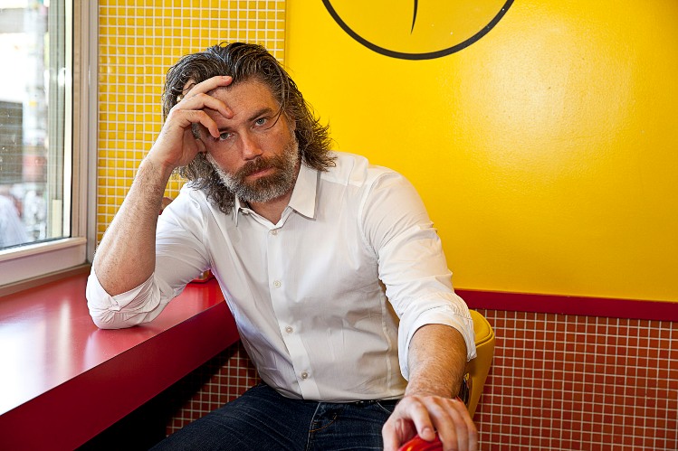 Anson Mount of "Hell On Wheels" in New York City, August 4, 2013. Photo  2013 Mark Doyle.