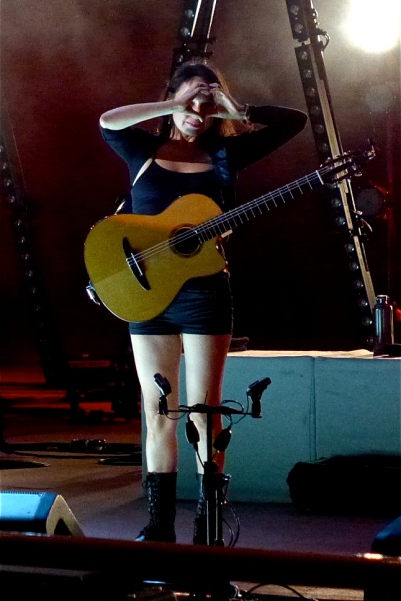 Rodrigo y Gabriela with Robert Trujillo of Metallica - Red Rocks Amphitheater - Morrison, Colorado - August 17, 2014 - photo by Jim Rinaldi  2014