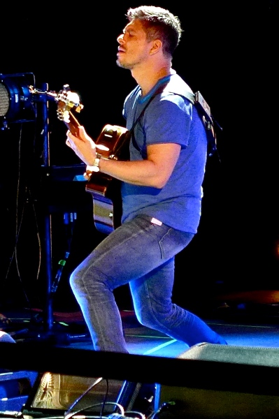 Rodrigo y Gabriela with Robert Trujillo of Metallica - Red Rocks Amphitheater - Morrison, Colorado - August 17, 2014 - photo by Jim Rinaldi  2014