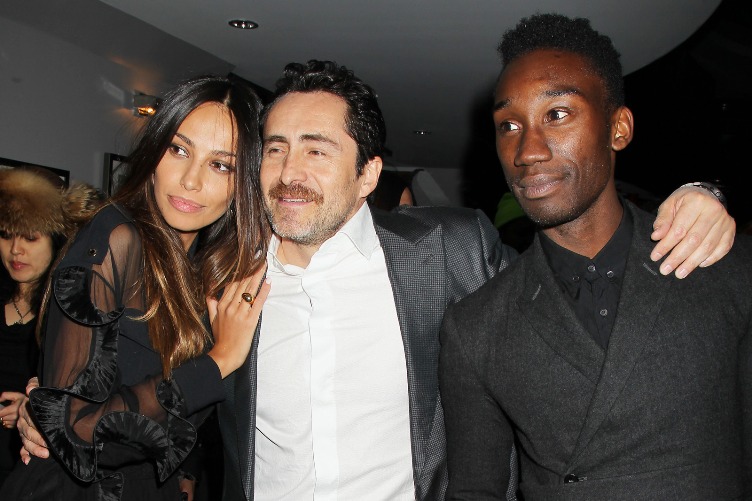 Madalina Ghenea, Demin Bichir and Jumayne Hunter at the New York Premiere of 'Dom Hemingway.'  March 28, 2014.  