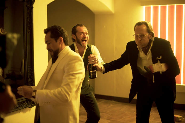 Demin Bichir, Jude Law and Richard E. Grant star in 'Dom Hemingway.'