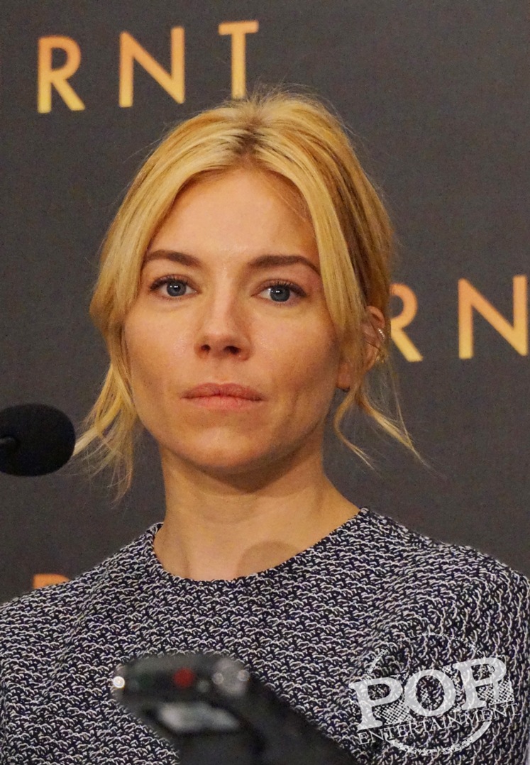 Sienna Miller at the New York press conference for Burnt. Photo 2015 Brad Balfour. All rights reserved.