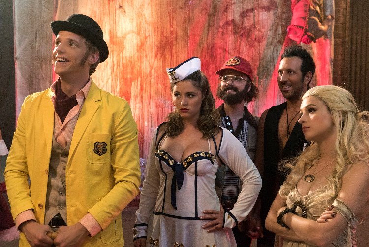 Chris Geere, Kether Donohue, Colette Wolfe, Desmin Borges and Aya Cash star in YOURE THE WORST.