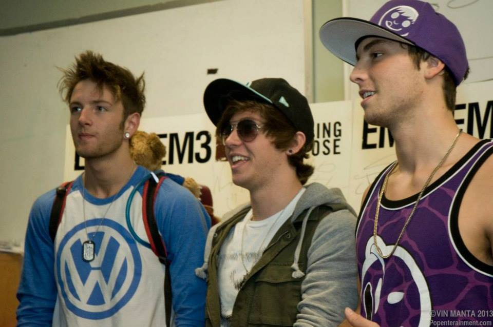 EMBLEM3 at the "Nothing to Lose" CD signing in Fairless Hills, PA - July 31, 2013. Photo  2013 Vin Manta