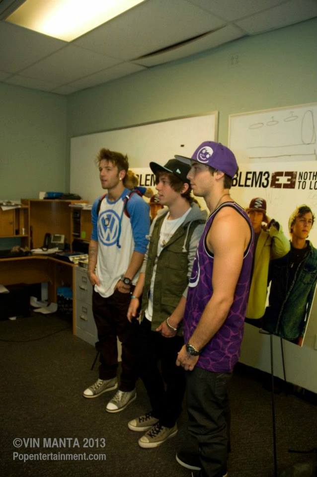 EMBLEM3 at the "Nothing to Lose" CD signing in Fairless Hills, PA - July 31, 2013. Photo  2013 Vin Manta