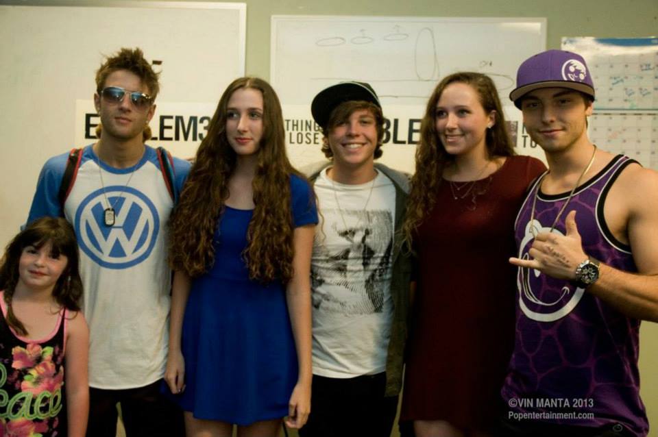 EMBLEM3 at the "Nothing to Lose" CD signing in Fairless Hills, PA - July 31, 2013. Photo  2013 Vin Manta