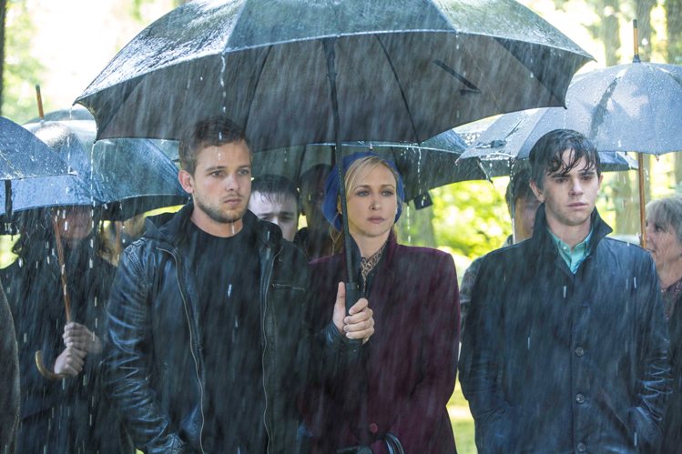 Max Thieriot, Vera Farmiga and Freddie Highmore star in A&E's 'Bates Motel.'