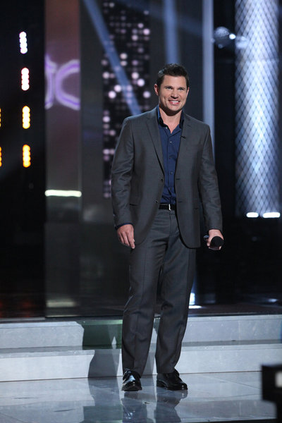 THE SING-OFF -- Episode 402 -- Pictured: Nick Lachey -- (Photo by: Tyler Golden/NBC)