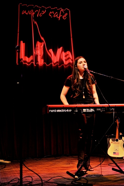 Lindsey Cohen at World Cafe Live, Philadelphia, PA, May 20, 2014.