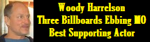 Woody Harrelson - Three Billboards Outside Ebbing Missouri - Best Supporting Actor 2018