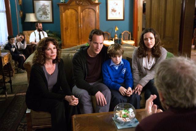 Barbara Hershey, Patrick Wilson, Ty Simpkins and Rose Byrne star in "Insidious: Chapter 2"