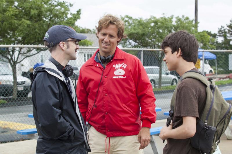 Jim Rash, Nat Faxon and Liam James making "The Way Way Back."