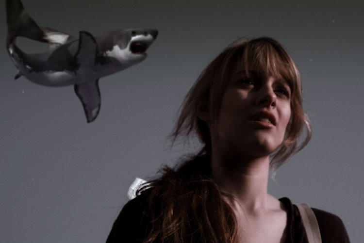 SHARKNADO -- "Syfy Original Movie" -- Pictured: Aubrey Peeples as Claudia -- (Photo by: Syfy)