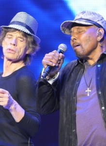 The Rolling Stones and Aaron Neville - Wells Fargo Center - Philadelphia, PA - June 21, 2013 - photo by Jim Rinaldi  2013