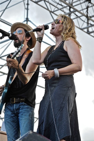 Trigger Hippy featuring Joan Osborne - 2014 XPoNential Music Festival Day Three - Susquehanna Bank Center, The River Stage at Wiggins Park - Camden, NJ - July 27, 2014 - photo by Jim Rinaldi  2014