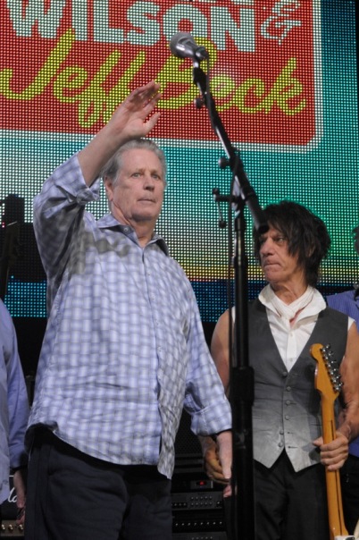 Brian Wilson and Jeff Beck - Tower Theater - Philadelphia, PA - October 13, 2013 - photo by Jim Rinaldi  2013