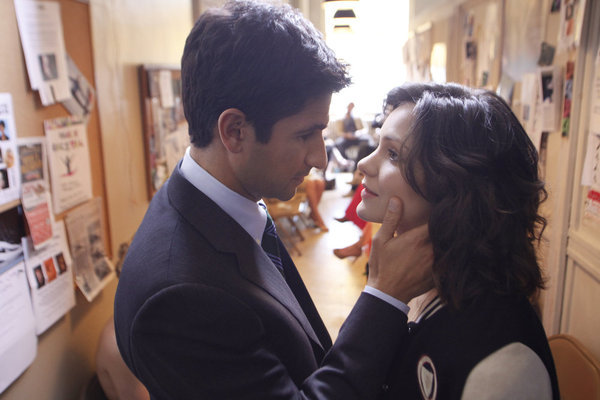 SMASH -- Pilot -- Pictured: (l-r) Raza Jaffrey as Dev Sundaram, Katharine McPhee as Karen Cartwright -- Photo by: Will Hart/NBC 