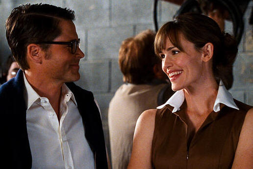 Rob Lowe and Jennifer Garner in 'The Invention of Lying.'