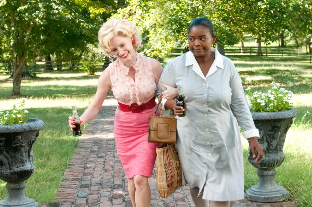 Jessica Chastain and Octavia Spencer star in THE HELP.