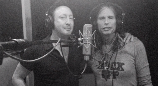 Julian Lennon and Steven Tyler