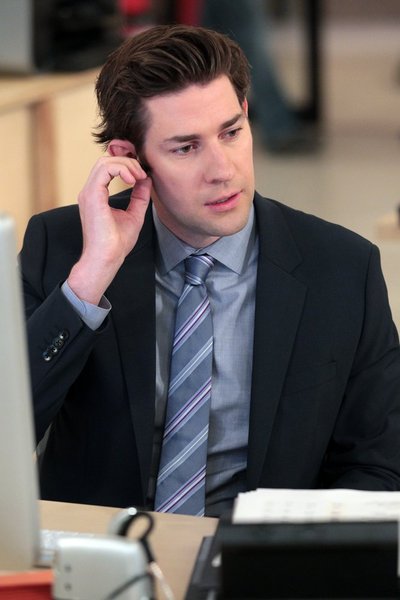 THE OFFICE -- "Moving On" Episode 917 -- Pictured: John Krasinski as Jim Halpert -- (Photo by: Chris Haston/NBC)